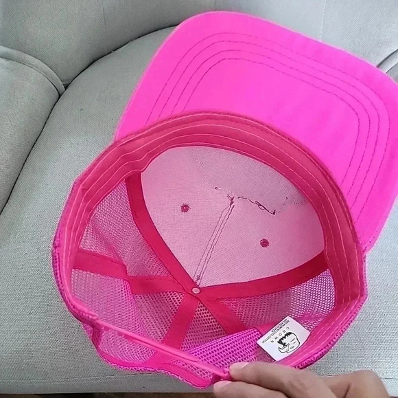 Amsoil Off-Road Presented By US Air Force Hot Pink Mesh Backed Destressed - Picture 4 of 5